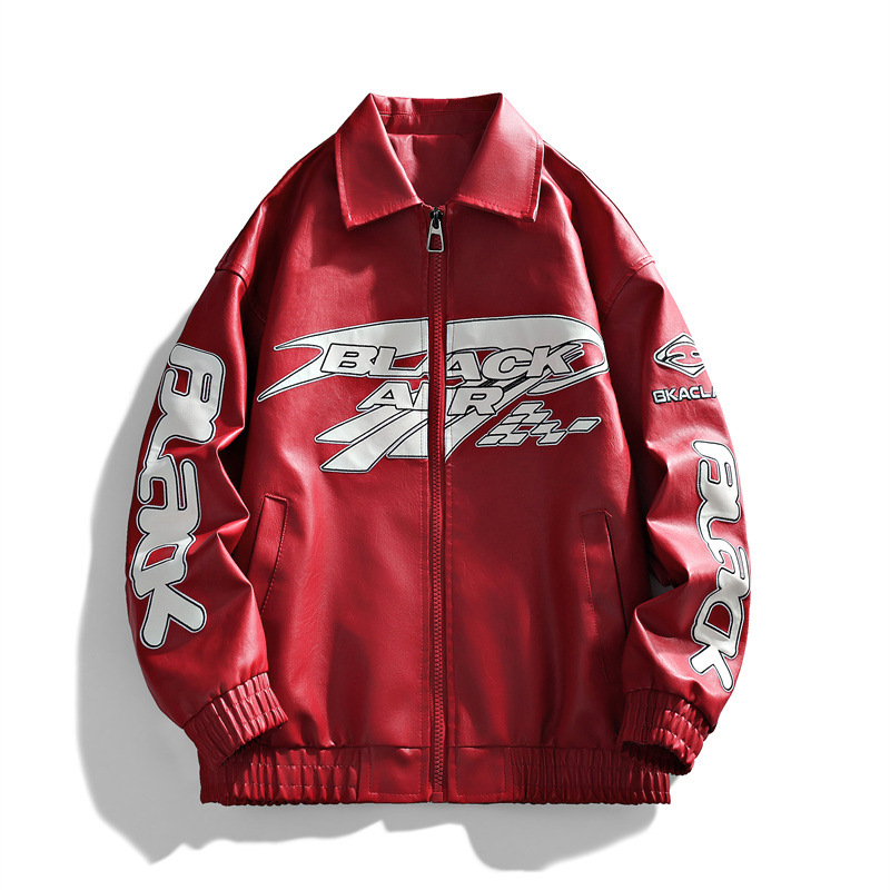 Streetwear Brand Jacket - Men's 2026 Spring/Summer Men's Leather Jacket
