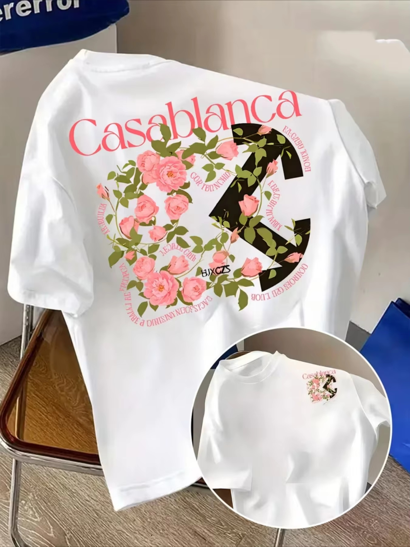 Streetwear Brand With Flowers - White Flower Arrow Trendy Street Brand