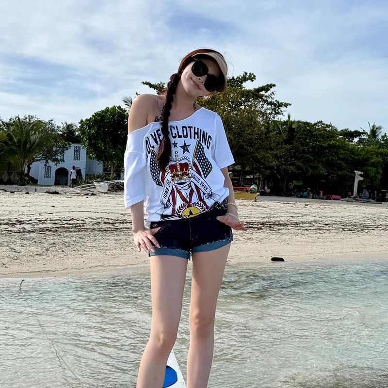 Korean Y2K Brand Retro Letter  - Off White Streetwear Brand review and price