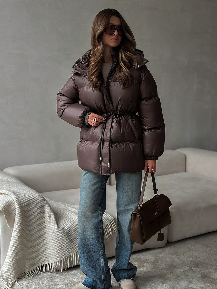 Women's Winter down jacket pad - Streetwear Brand Jacket review and price