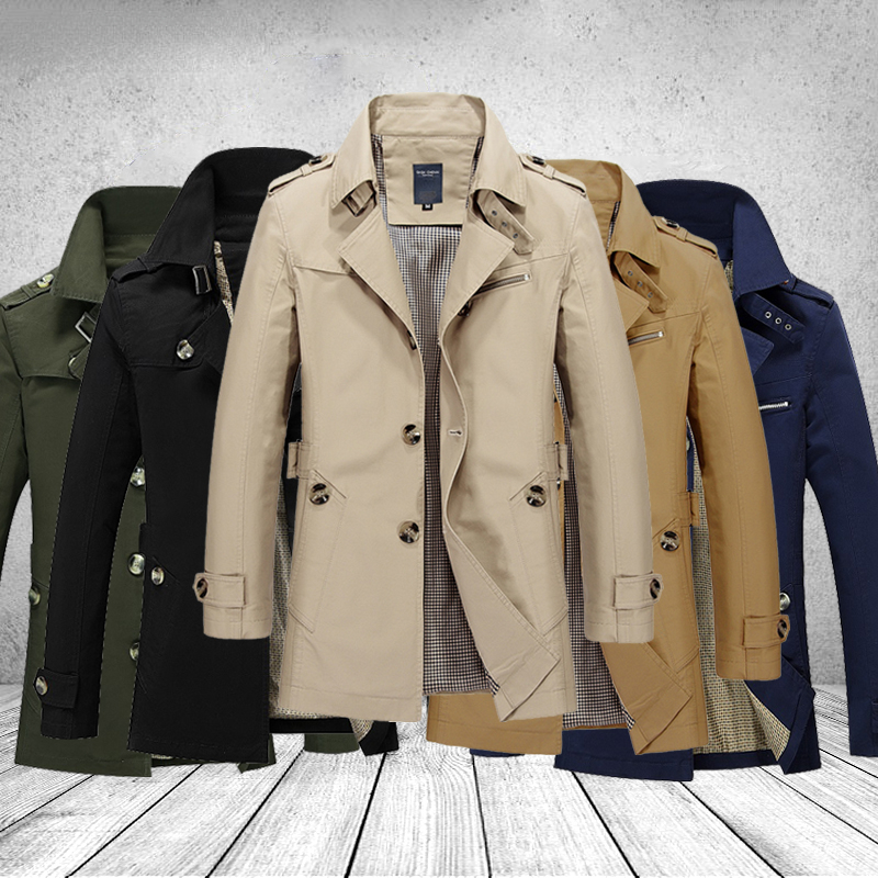 Fashion Men Trench Jackets Bra - Streetwear Brand Jacket review and price