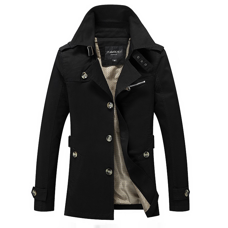 Fashion Men Trench Jackets Bra - Streetwear Brand Jacket review and price