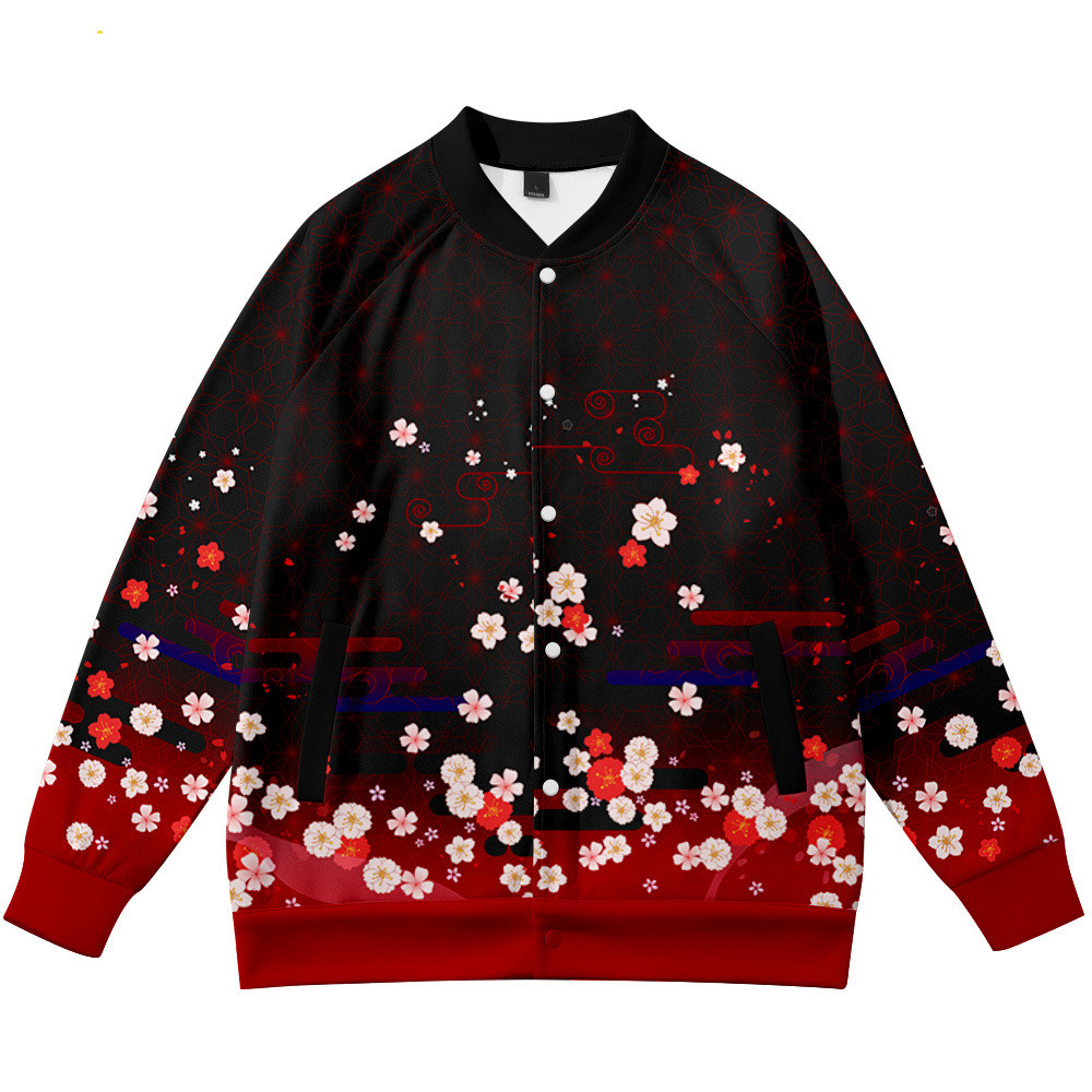 Coats Anime Flower Fox 3D Prin - Streetwear Brand With Flowers review and price